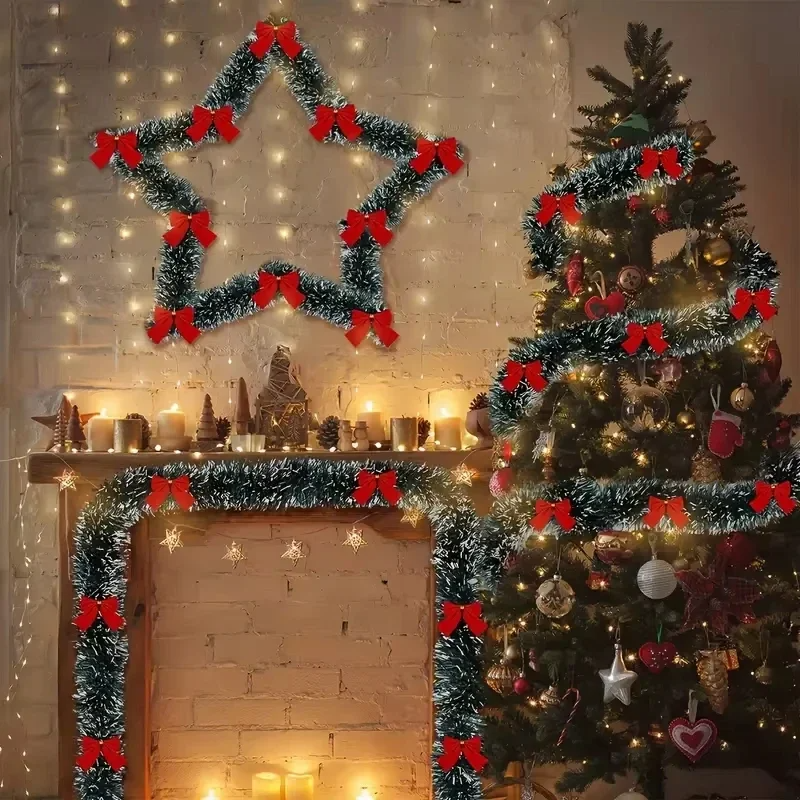 LED Christmas Tinsel Garland A - Tinsel Garland Decoration reseña y precio
