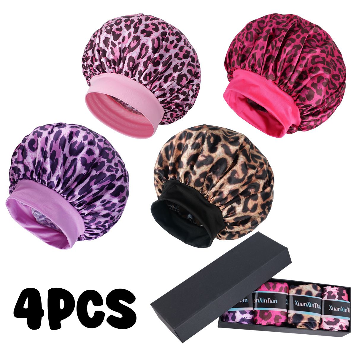 4PCS Mystery Hair Bonnet Gift  - Gift Box Wrap Set reseña y precio