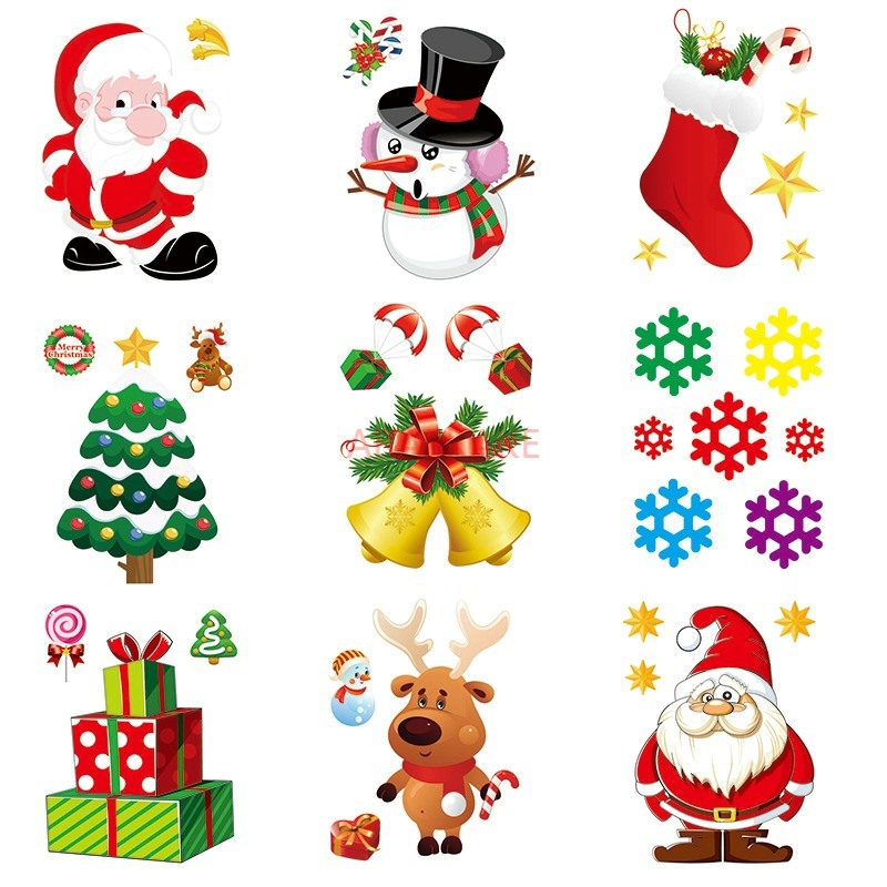 1PCS Removable Christmas Stati - Snowflake Window Decal reseña y precio