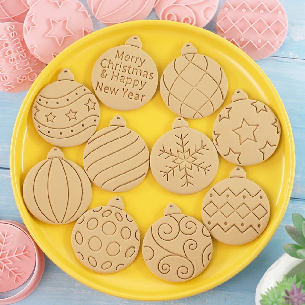 11Pcs Christmas Ornament Cooki - Ornament Ball Set reseña y precio