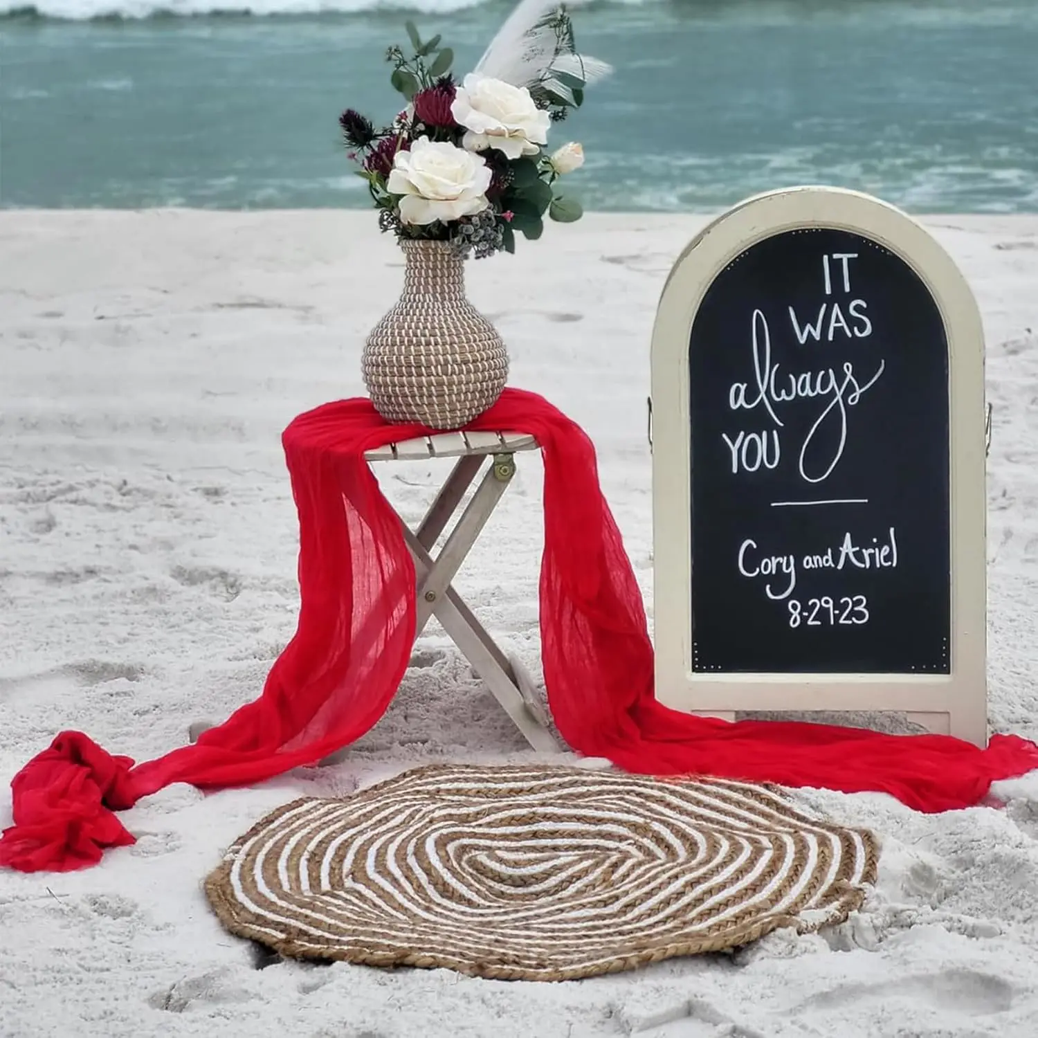 Valentine Red Long Table Runne - Christmas Table Runner reseña y precio