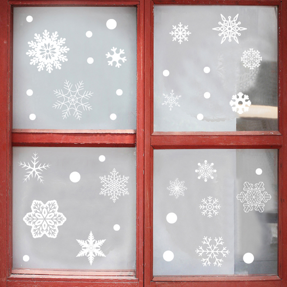 37PCS Gift Xmas Festival Suppl - Snowflake Window Decal reseña y precio