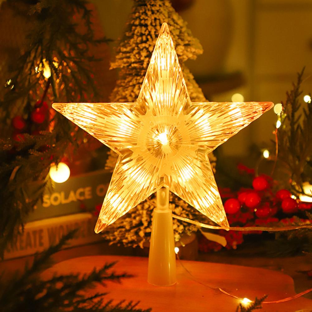 Christmas Star Tree Topper wit - Star Tree Topper reseña y precio