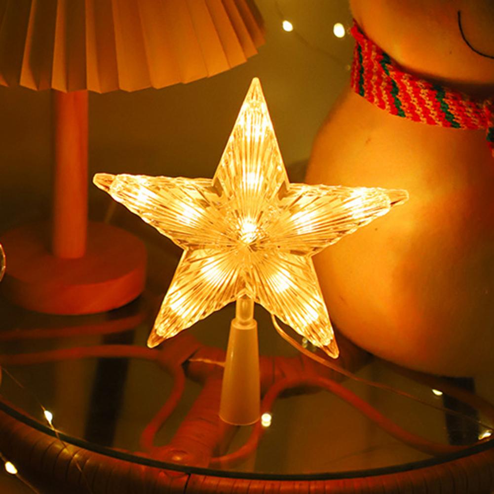 Christmas Star Tree Topper wit - Star Tree Topper reseña y precio