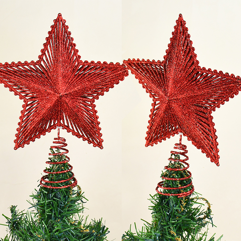 22cm Glitter Christmas Tree To - Star Tree Topper reseña y precio