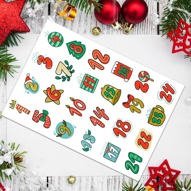Merry Christmas Stickers Adven - Advent Calendar Gift reseña y precio