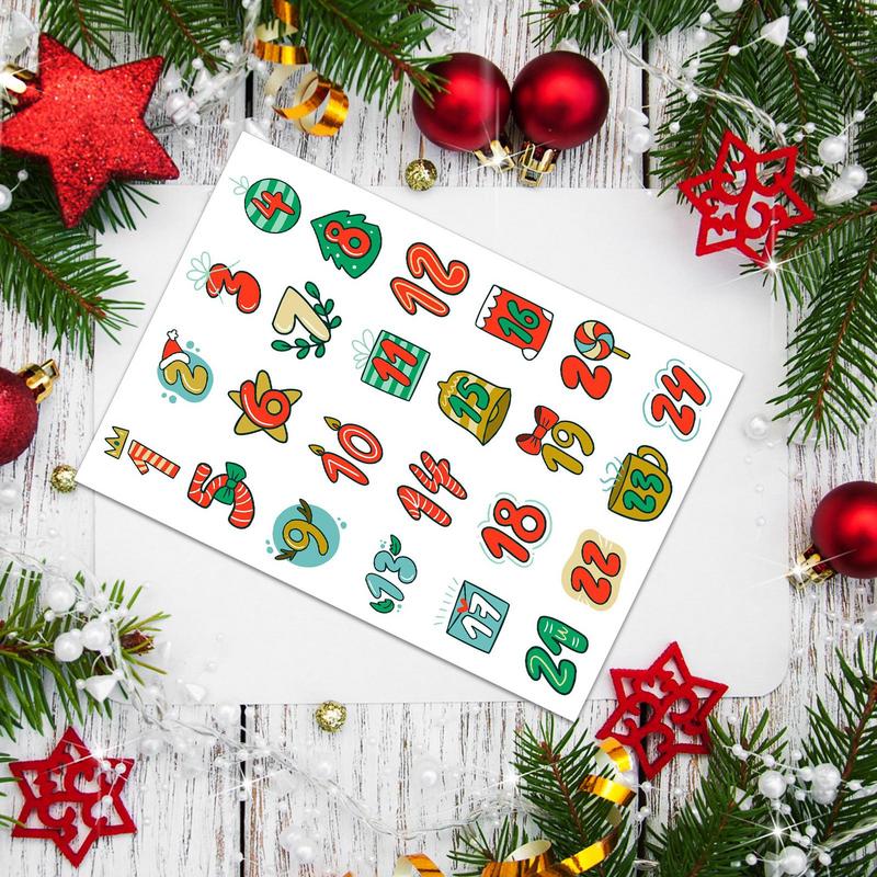 Merry Christmas Stickers Adven - Advent Calendar Gift reseña y precio
