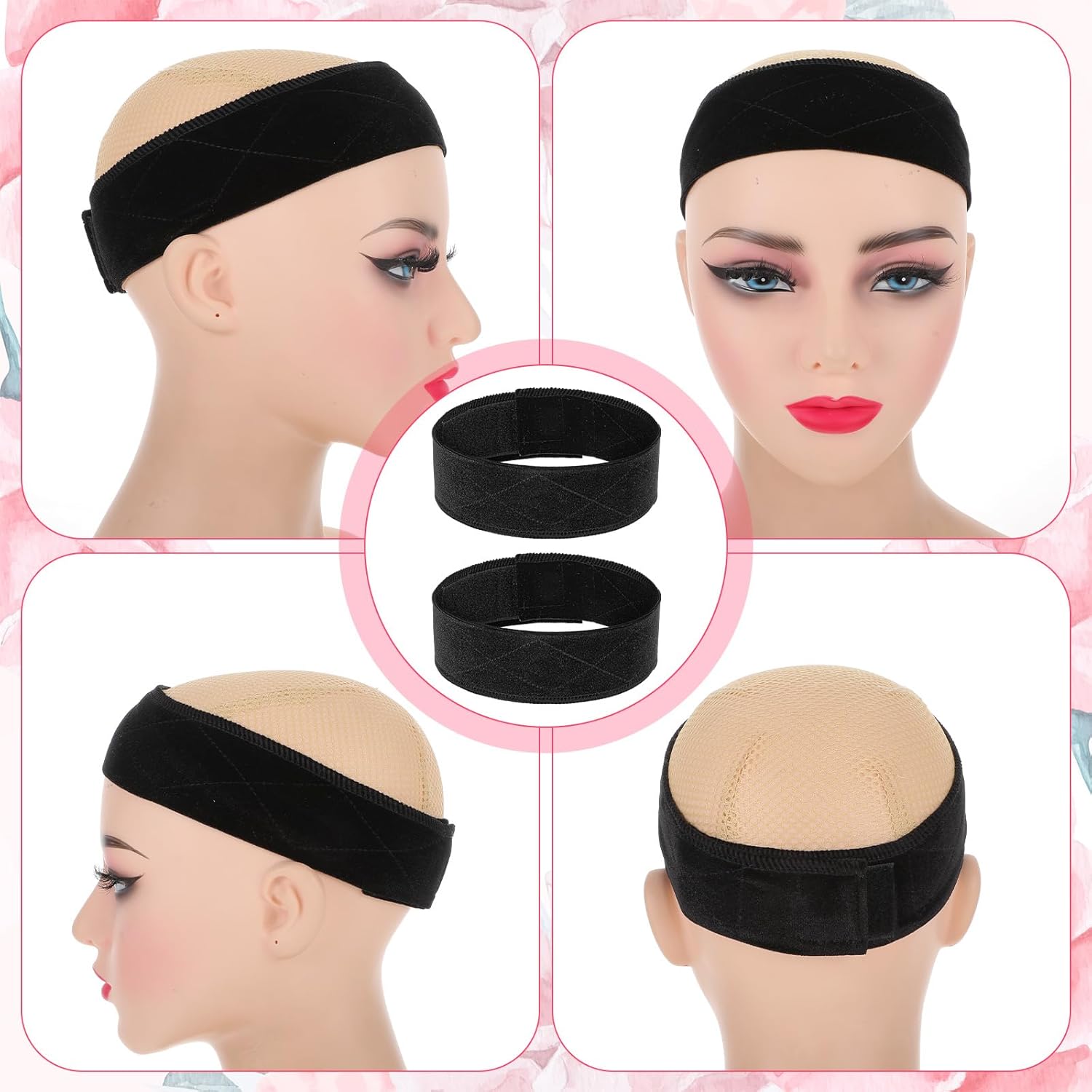 Wig Grip Bands and Dome Mesh W - Christmas Stocking Hanging reseña y precio
