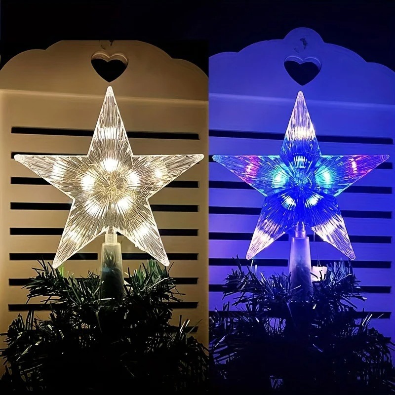 15cm Christmas Decoration Glow - Star Tree Topper reseña y precio