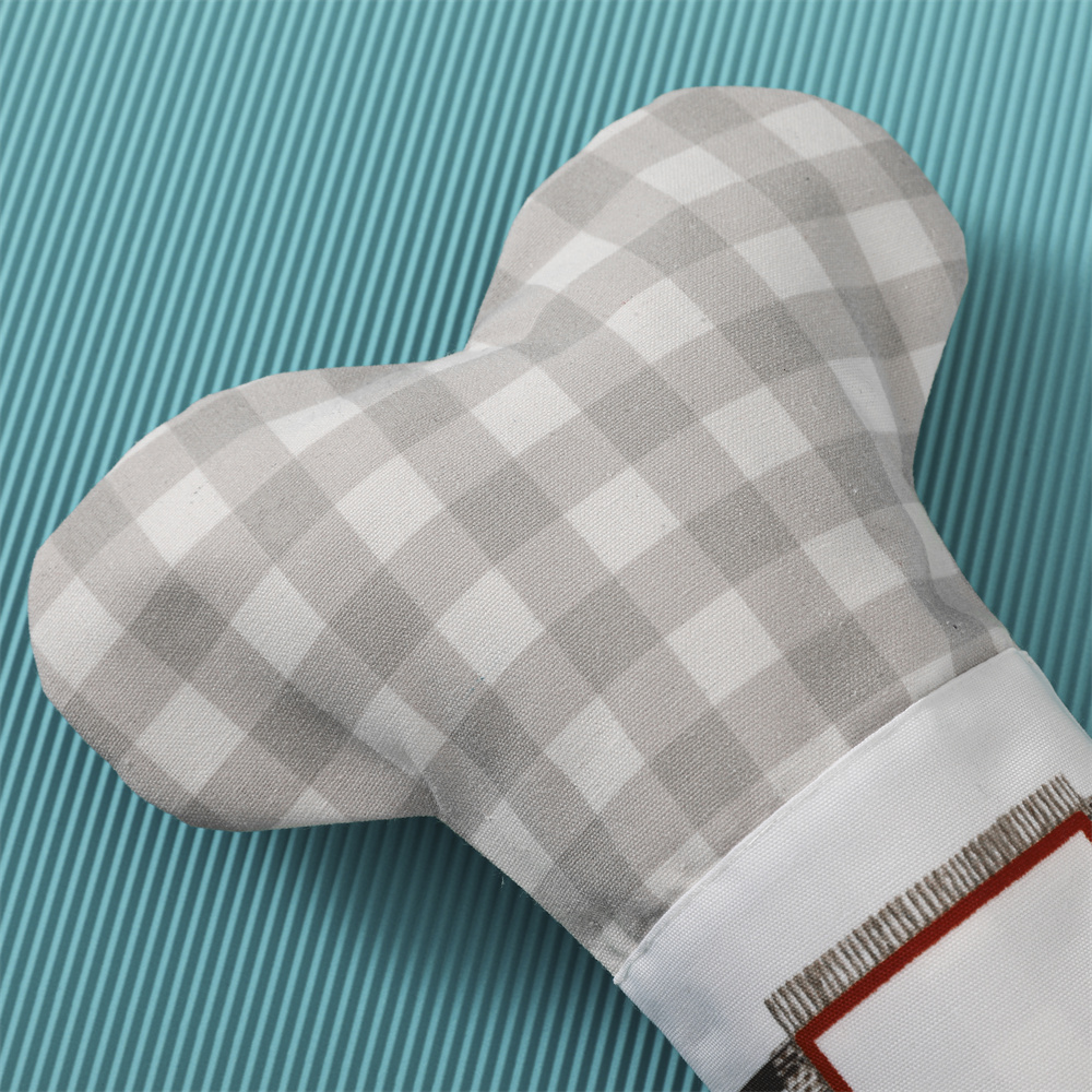 Plaid Pet Christmas Stocking F - Christmas Stocking Hanging reseña y precio