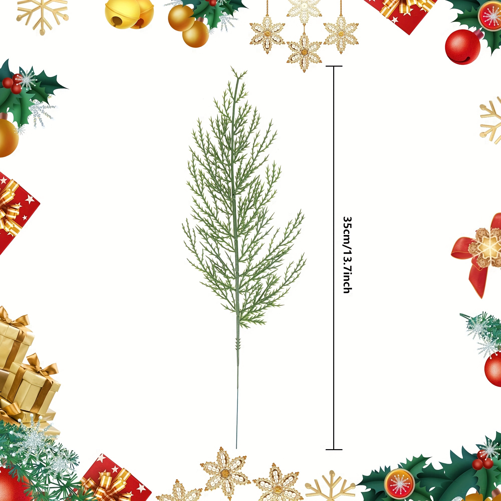 20Pcs Artificial Pine Sprigs F - Christmas Wreath Fake reseña y precio