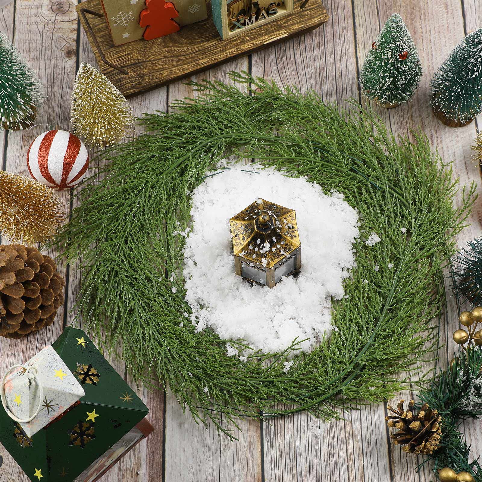 20Pcs Artificial Pine Sprigs F - Christmas Wreath Fake reseña y precio