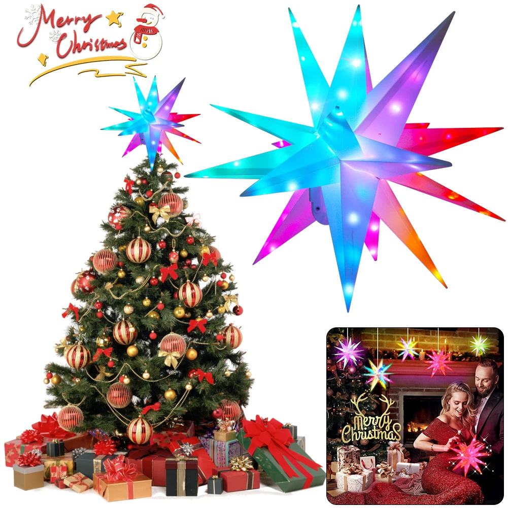 25/40/50/60CM Christmas Star L - Star Tree Topper reseña y precio