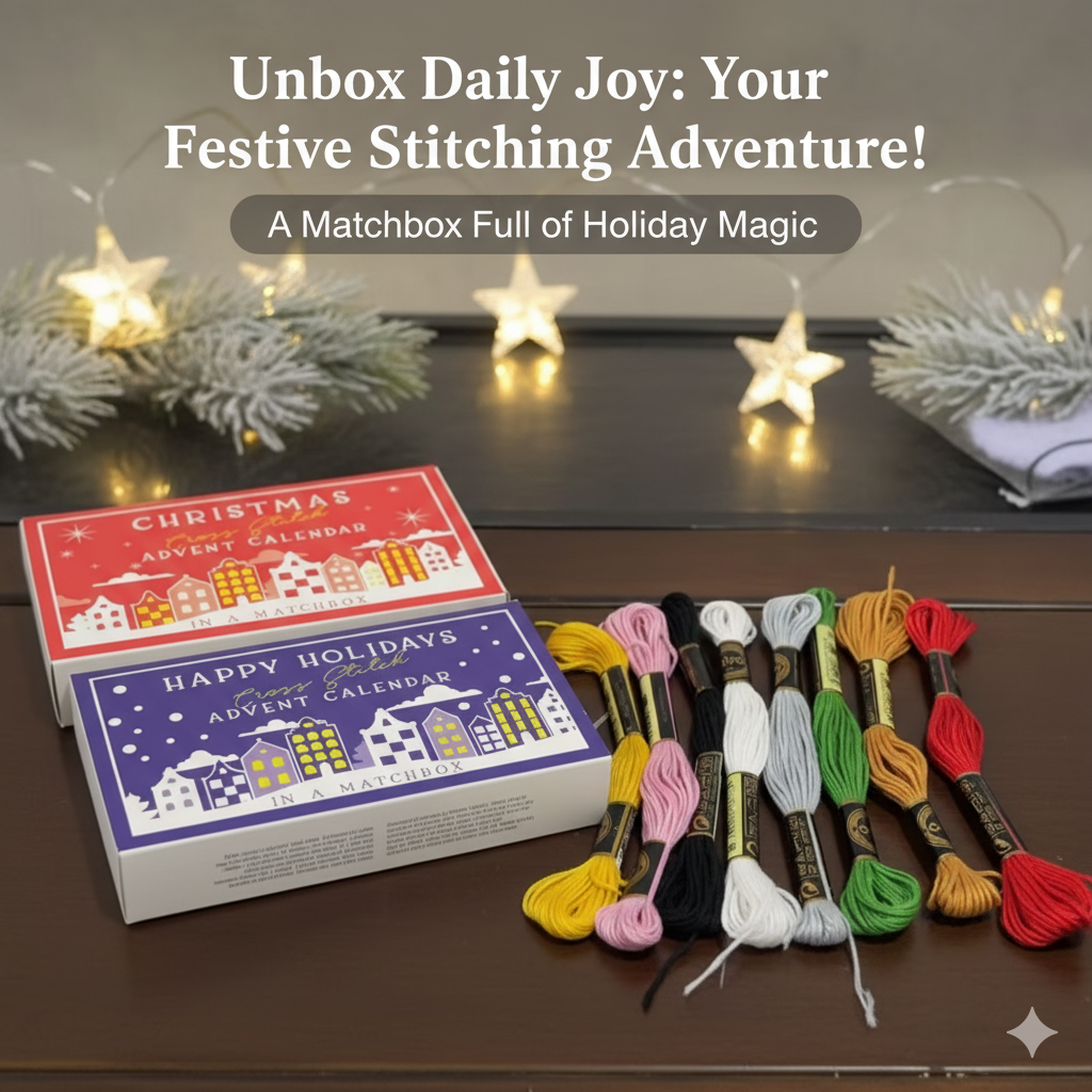 24 Days Countdown Cross Stitch - Advent Calendar Gift reseña y precio