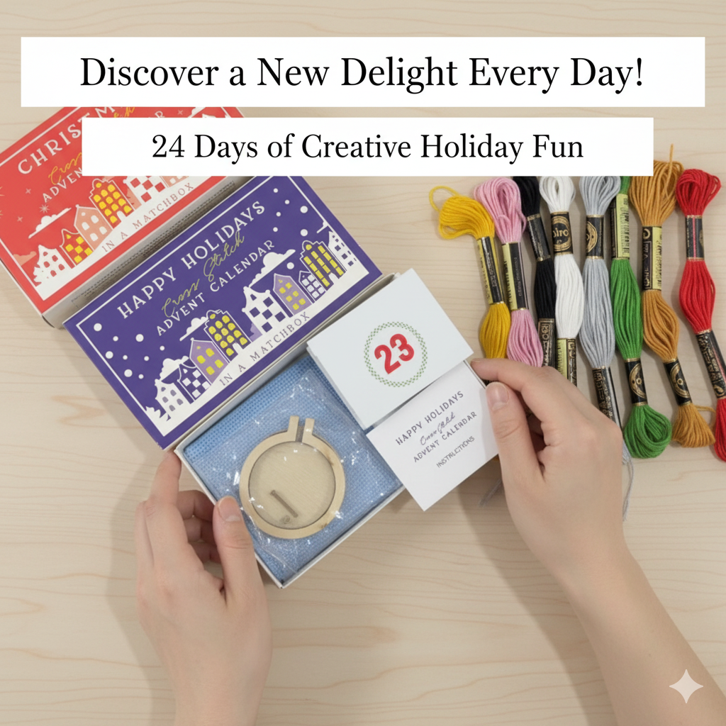 24 Days Countdown Cross Stitch - Advent Calendar Gift reseña y precio