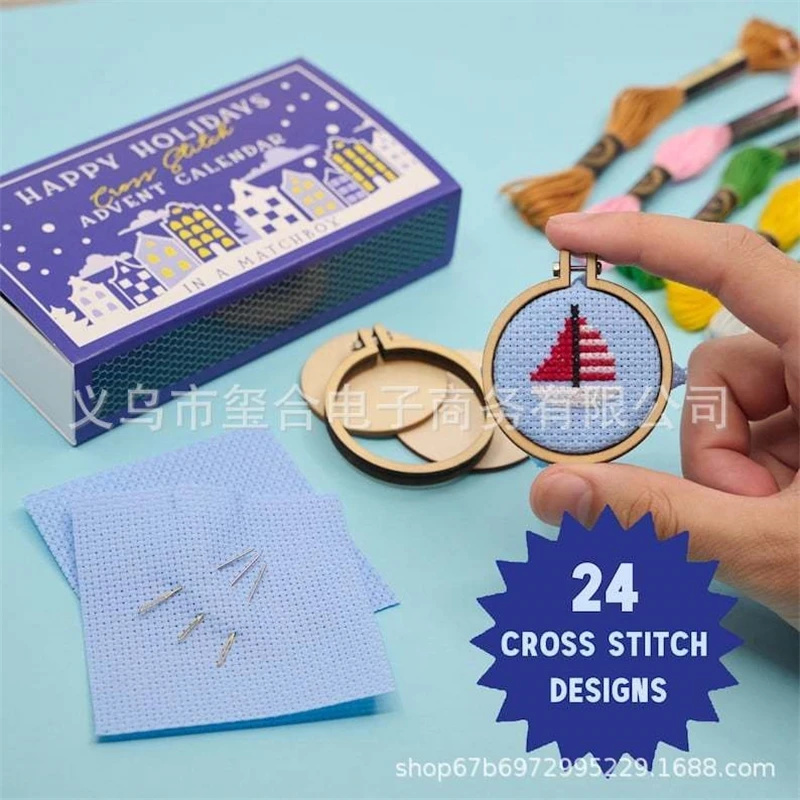 24 Days Countdown Cross Stitch - Advent Calendar Gift reseña y precio