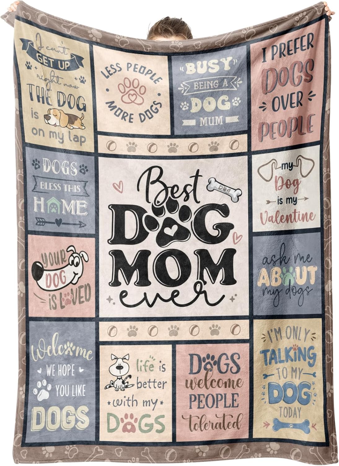 Best Dog Mom Blanket – Cozy Th - Christmas Throw Blanket reseña y precio
