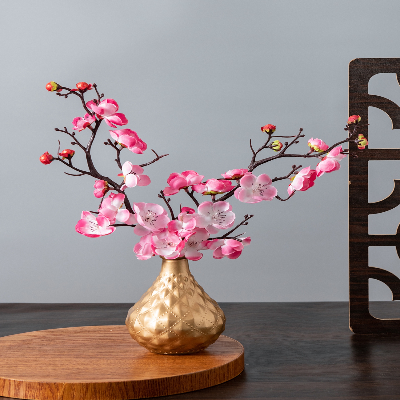 Artificial Flower Spring Plum  - Christmas Wreath Fake reseña y precio