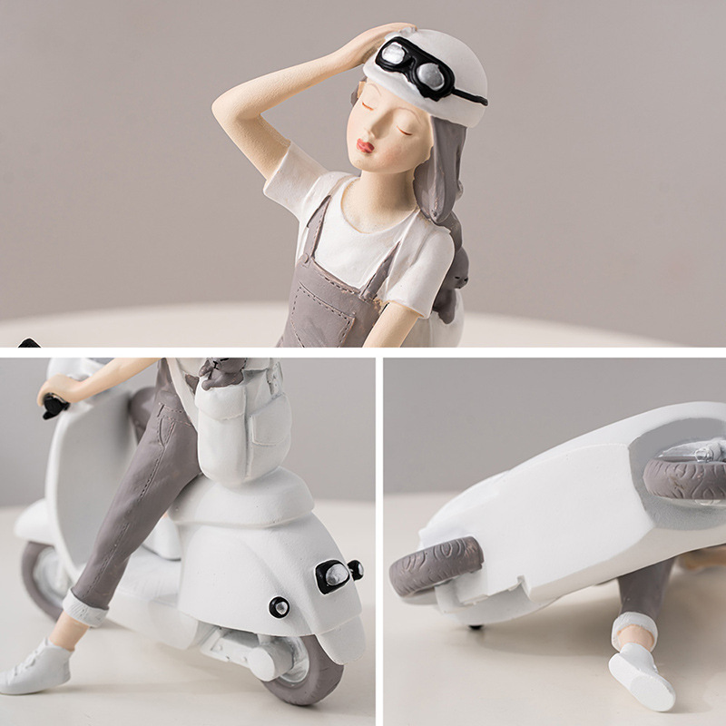 Creative Nordic Cute Girl Resi - Nutcracker Figurine reseña y precio
