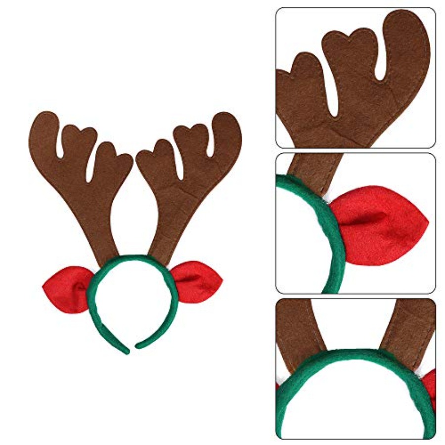Max Fun 12Pcs Christmas Reinde - Reindeer Antlers Headband reseña y precio
