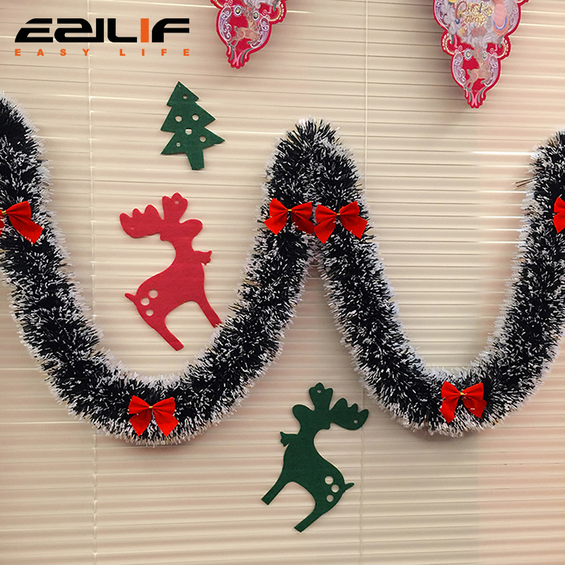 Christmas Tinsel Garland Artif - Tinsel Garland Decoration reseña y precio