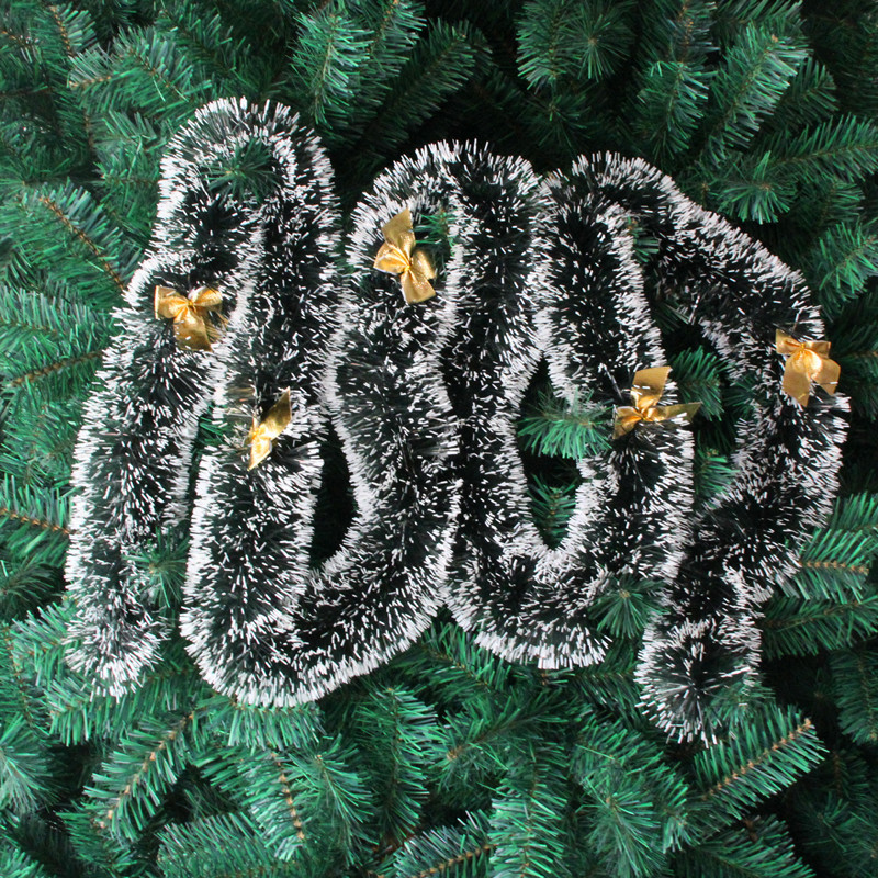 Christmas Tinsel Garland Artif - Tinsel Garland Decoration reseña y precio