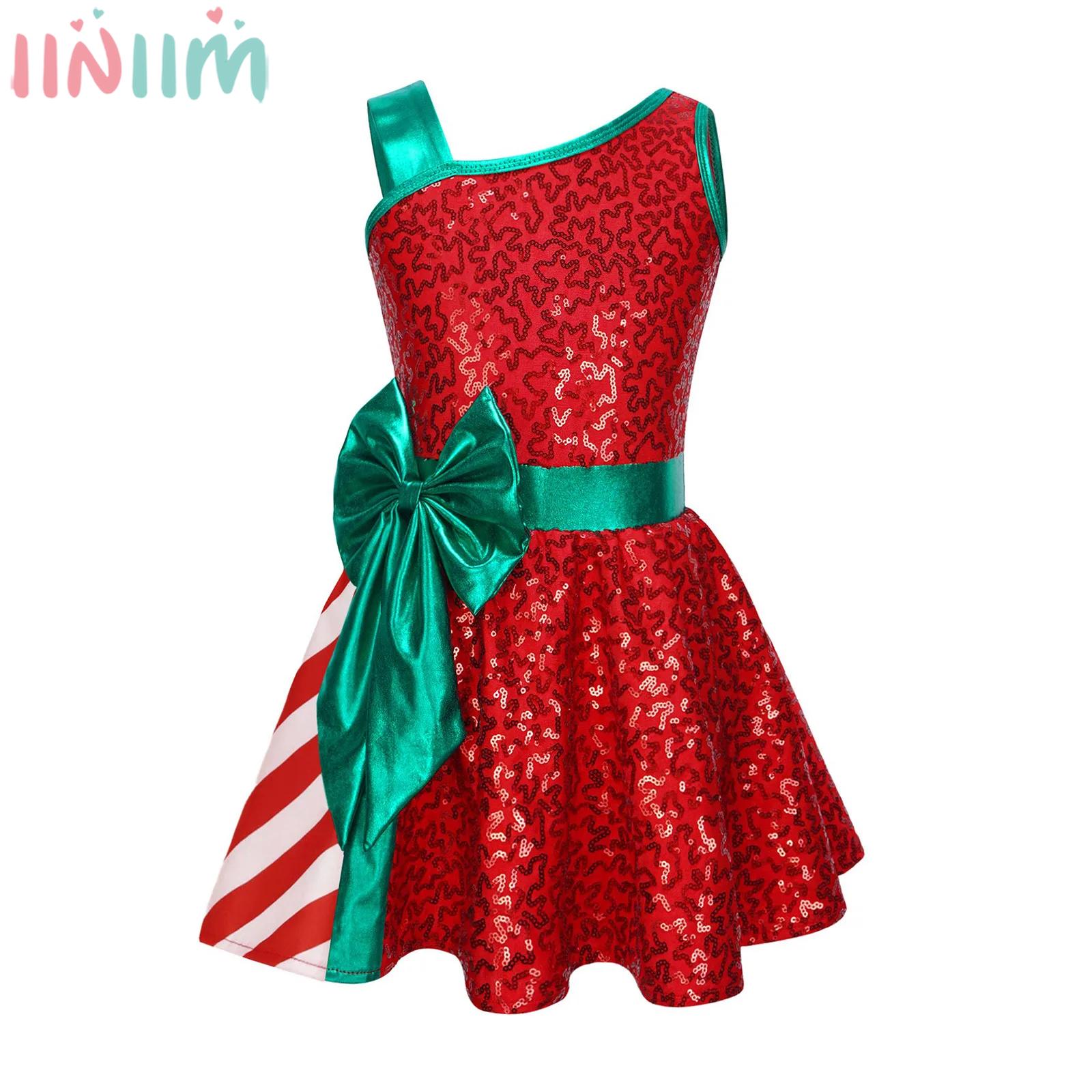Kids Girls Christmas Party Dre - Elf Costume Christmas reseña y precio