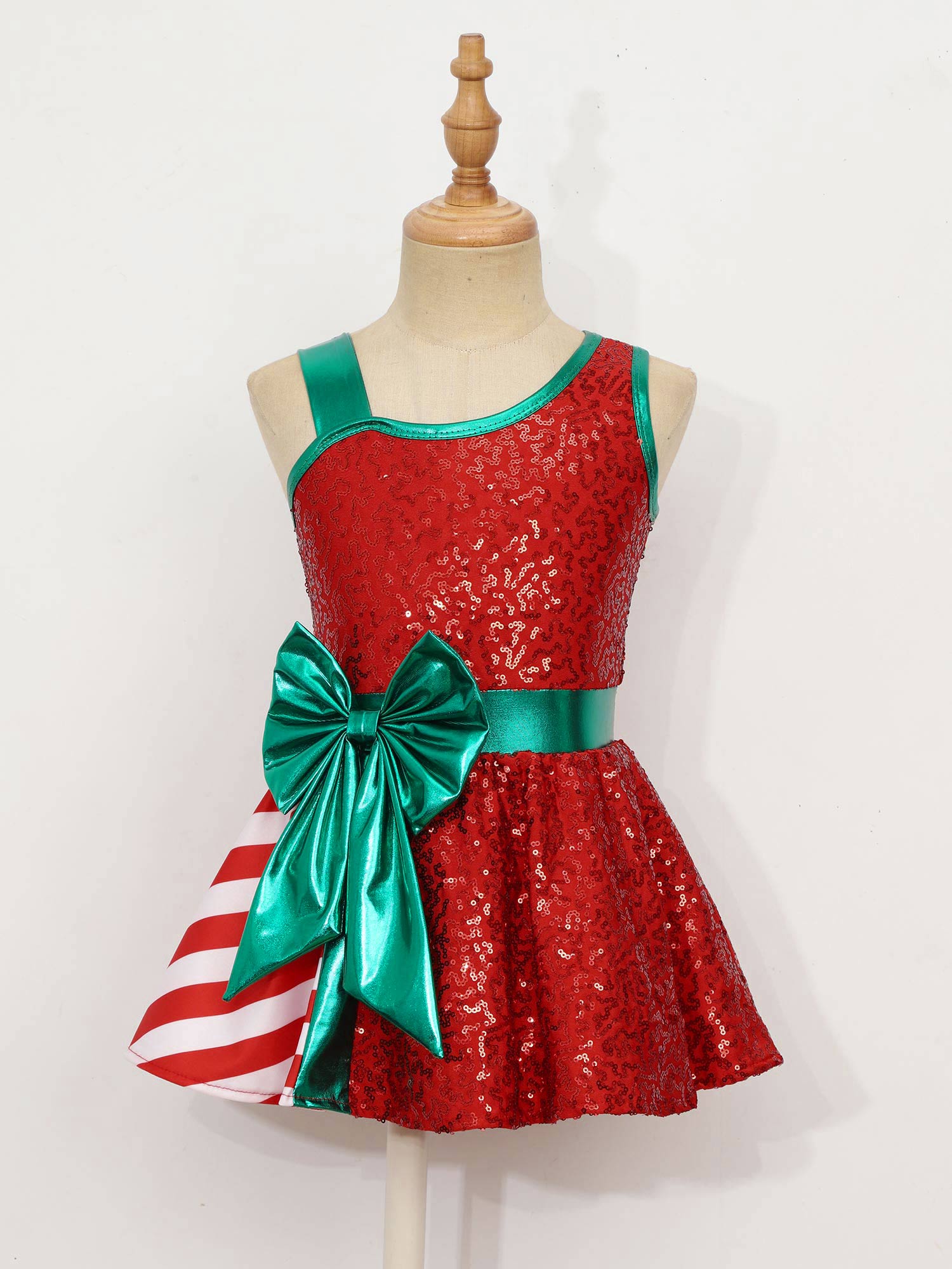 Kids Girls Christmas Party Dre - Elf Costume Christmas reseña y precio