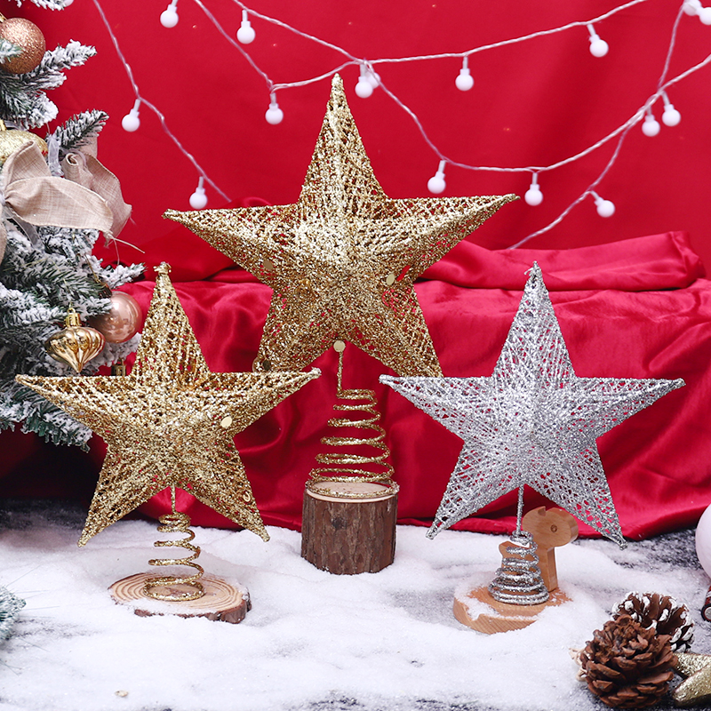 Glitter Christmas Tree Topper  - Star Tree Topper reseña y precio