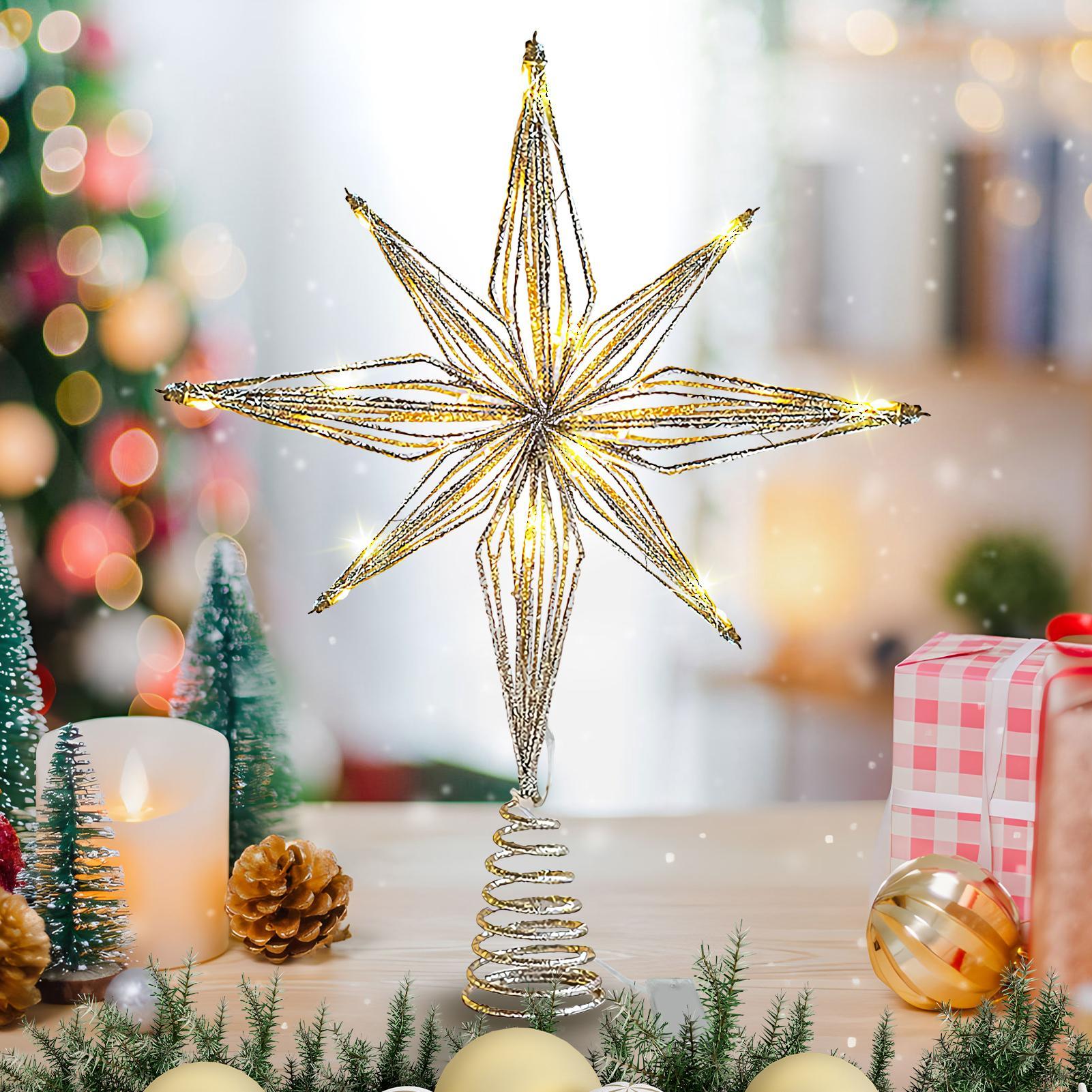 Christmas Tree Topper 3D Star  - Star Tree Topper reseña y precio