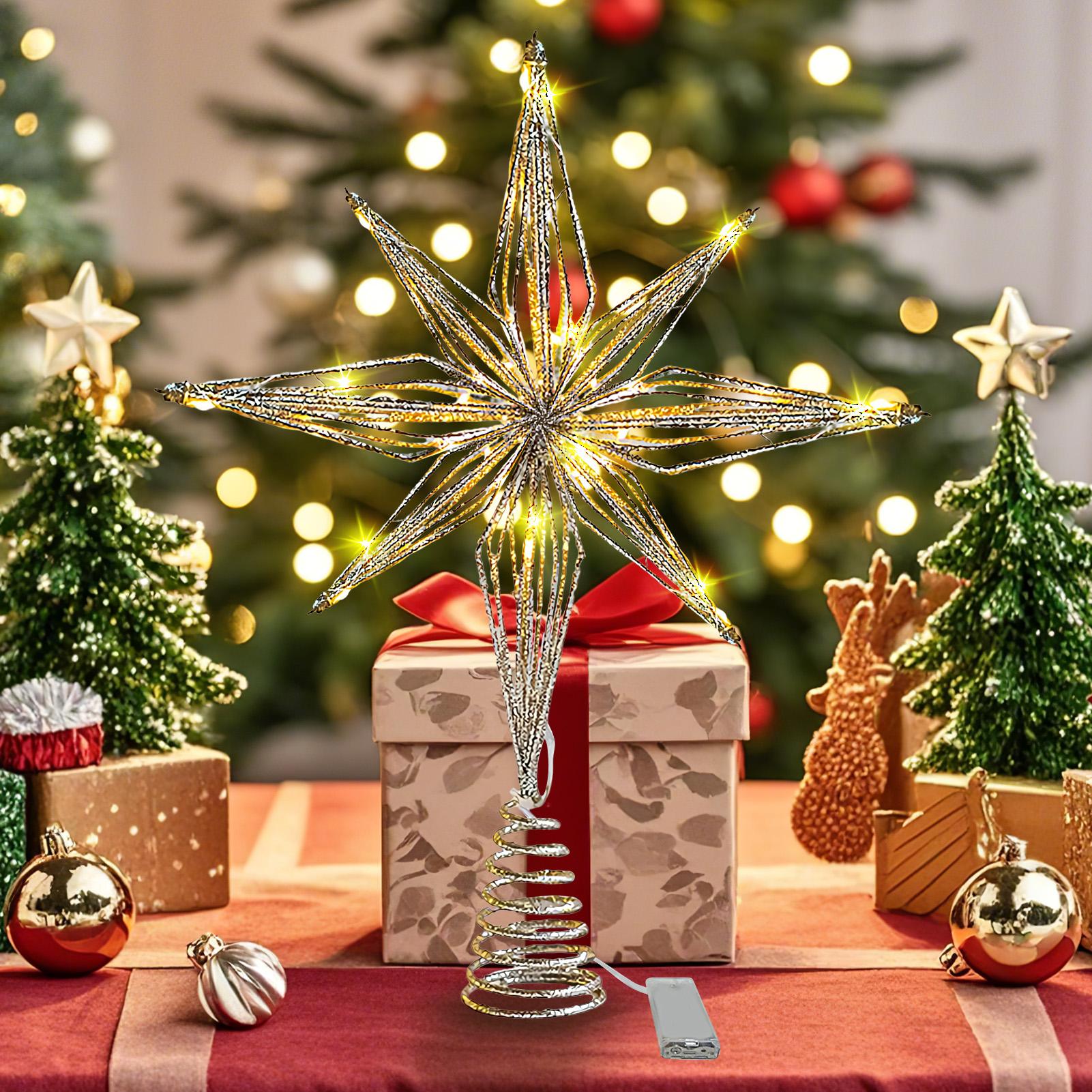 Christmas Tree Topper 3D Star  - Star Tree Topper reseña y precio