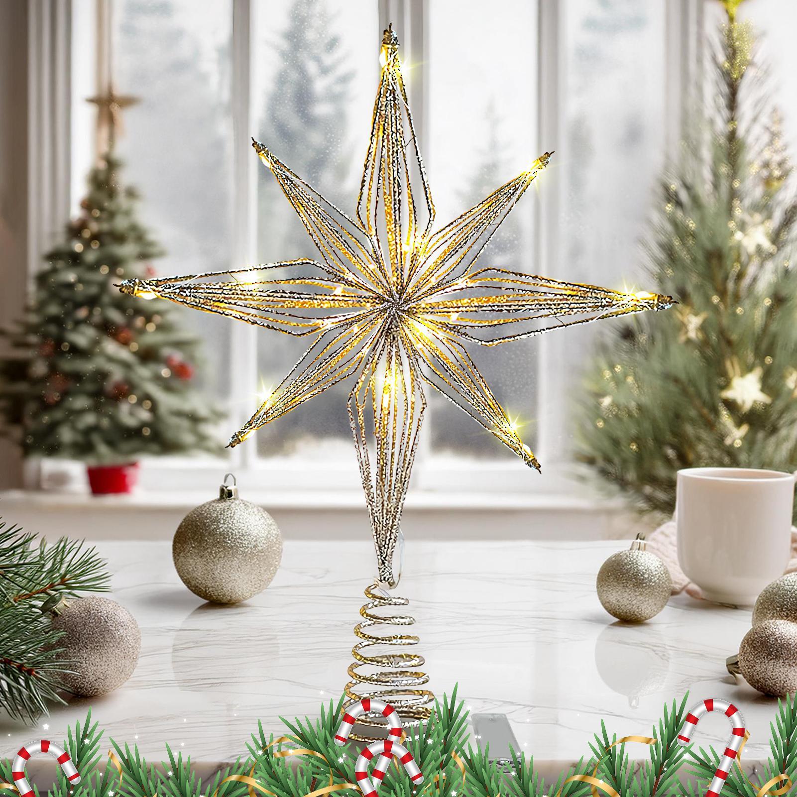 Christmas Tree Topper 3D Star  - Star Tree Topper reseña y precio