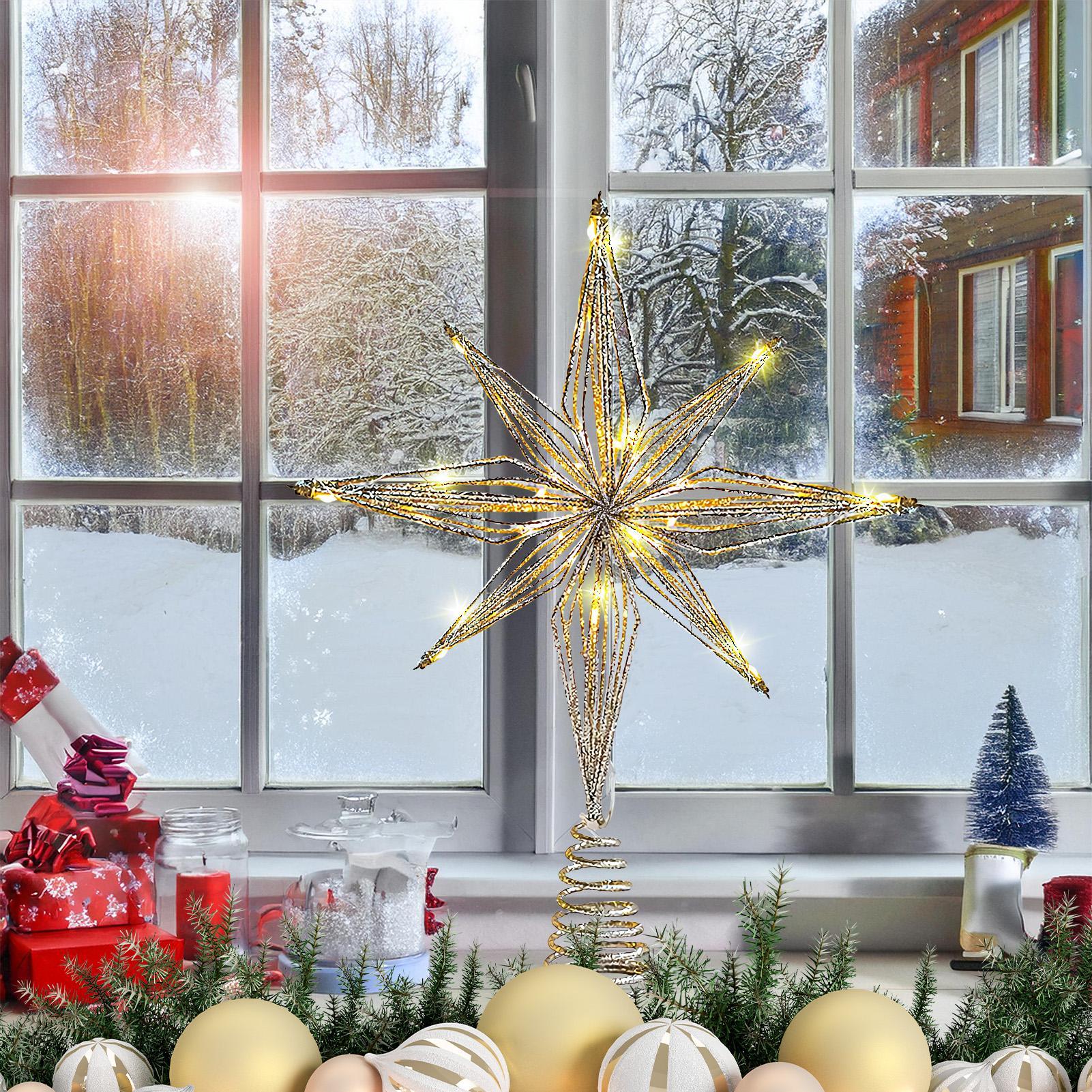 Christmas Tree Topper 3D Star  - Star Tree Topper reseña y precio
